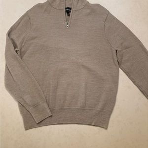 Bonobos XL Slim Quarter Zip Sweater